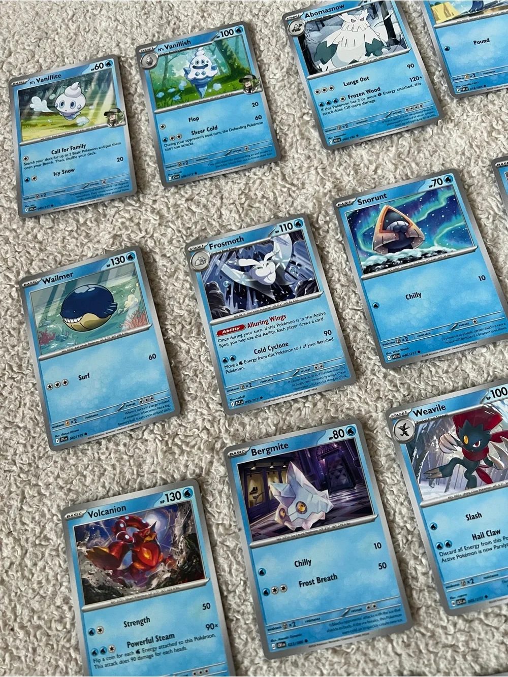 Pokemon Bulk Water Common TCG 20 Cards